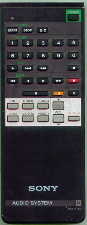 SONY RMS760 RMS760 Genuine  OEM original Remote