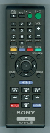 SONY RMT-B115A RMTB115A Genuine  OEM original Remote