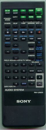 SONY RMU5600 RMU5600 Genuine  OEM original Remote