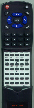 SONY 1-418-694-11 RMTV266A replacement Redi Remote