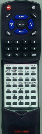 SONY 1-418-696-21 RMTV292A replacement Redi Remote