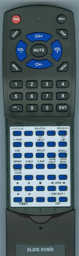SONY 1-418-828-12 RMDX400 replacement Redi Remote
