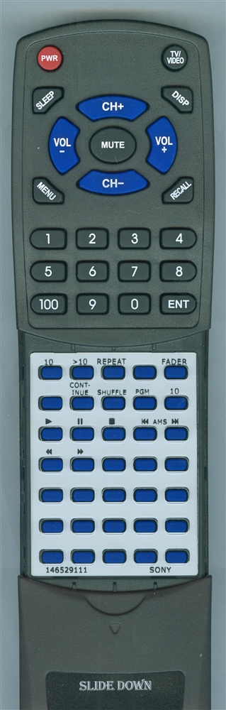 SONY 1-465-291-11 RMD190 replacement Redi Remote