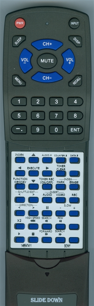 SONY 1-465-474-11 RMTV676A replacement Redi Remote