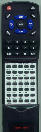 SONY 1-467-639-11 RMU141 replacement Redi Remote
