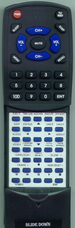 SONY 1-473-483-12 RMTV158C replacement Redi Remote