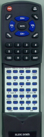 SONY 1-473-528-21 RMTV182B replacement Redi Remote