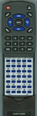 SONY 1-473-533-11 RMSC100F replacement Redi Remote