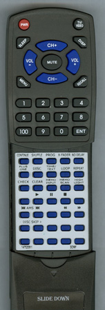 SONY 1-475-208-11 RMDX55 replacement Redi Remote