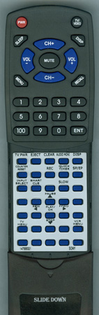 SONY 1-475-553-21 RMTV231A replacement Redi Remote