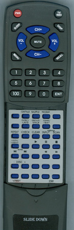 SONY 1-475-654-11 RMDX220 replacement Redi Remote