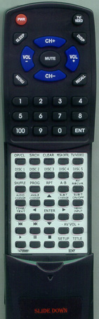 SONY 1-475-686-61 RMTD104A replacement Redi Remote