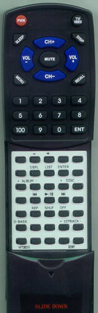 SONY 1-477-262-11 RMX84RF replacement Redi Remote