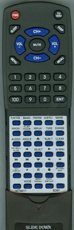 SONY 1-477-441-11 RMSP50 replacement Redi Remote