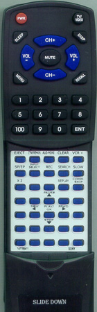 SONY 1-477-894-11 RMTV402C replacement Redi Remote