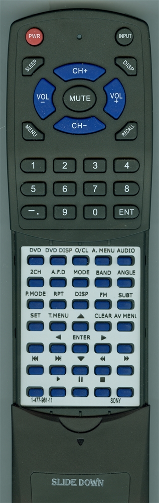 SONY 1-477-981-11 RM-SP500 replacement Redi Remote