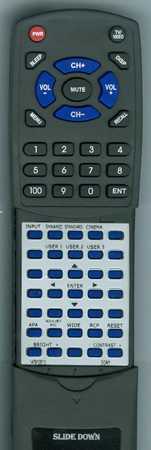 SONY 1-479-105-13 RMPJHS50 replacement Redi Remote