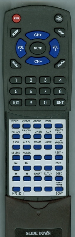 SONY 1-479-150-11 RM-AAP001 replacement Redi Remote