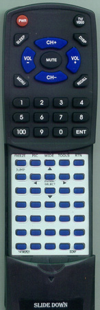 SONY 1-479-826-21 RMYA006 replacement Redi Remote