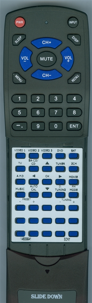 SONY 1-480-099-41 RMAAU017 replacement Redi Remote
