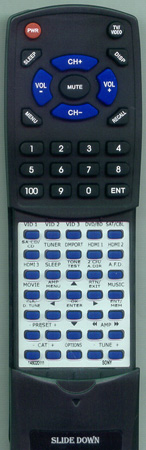 SONY 1-480-201-11 RMAAL011 replacement Redi Remote