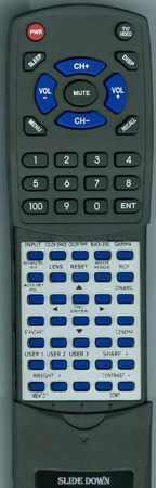 SONY 1-480-412-11 RMPJVW60 replacement Redi Remote