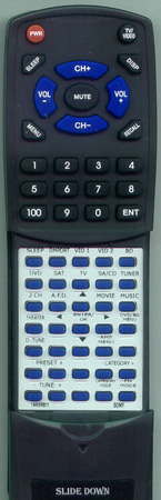 SONY 1-480-588-11 RMAAU021 replacement Redi Remote