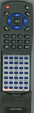 SONY 1-487-025-11 RMTD189A replacement Redi Remote