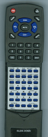 SONY 1-487-611-11 RMAAU071 replacement Redi Remote