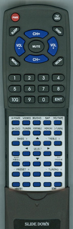 SONY 1-490-078-11 RMAAU130 replacement Redi Remote