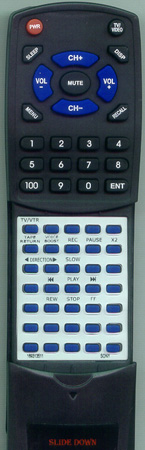 SONY 1-693-135-11 RMTV124A replacement Redi Remote
