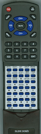 SONY 9-885-112-22 RMT-D244A replacement Redi Remote