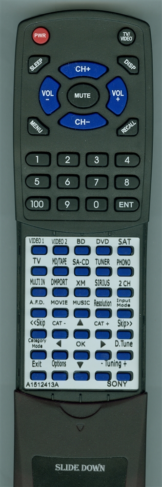 SONY 1-487-854-11 RMAAP025 replacement Redi Remote