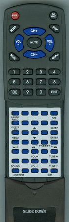 SONY ICFCS15IPBLK RMTCCS15IP replacement Redi Remote