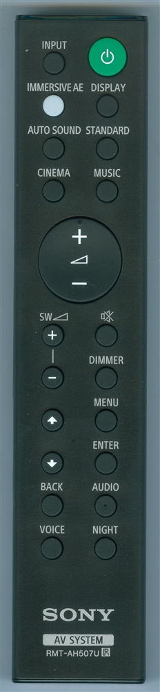 SONY 1-004-221-11  RMT-AH507U Genuine OEM Original Remote