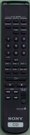 SONY 1-418-204-11 RMDC335 Genuine OEM original Remote