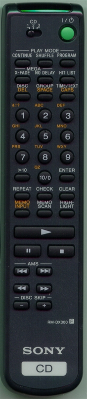 SONY 1-418-419-11 RM-DX300 Genuine OEM original Remote