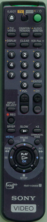 SONY 1-418-695-11 RM-TV266B Genuine OEM original Remote