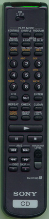 SONY 1-418-858-11 RM-DC545 Genuine OEM original Remote