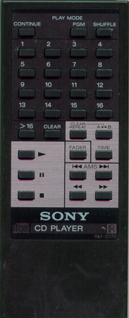 SONY 1-465-050-11 RMD170 Genuine  OEM original Remote