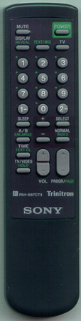 SONY 1-465-333-31 RM-687CT Genuine  OEM original Remote