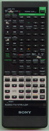 SONY 1-465-417-11 RM-P301 Genuine OEM original Remote