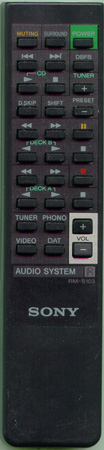 SONY 1-465-423-11 RM-S103 Genuine  OEM original Remote