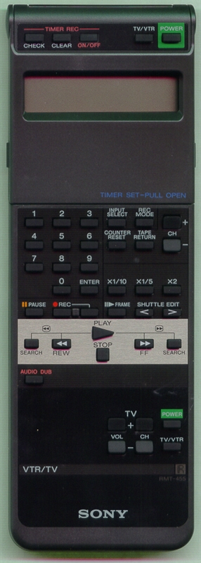 SONY 1-465-576-12 RMT-455 Genuine  OEM original Remote
