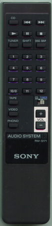 SONY 1-465-962-11 RM-S171 Genuine  OEM original Remote