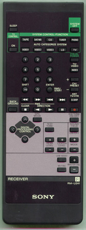 SONY 1-467-637-11 RM-U241 Genuine OEM original Remote