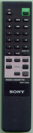 SONY 1-467-786-11 RMT-C550 Genuine  OEM original Remote