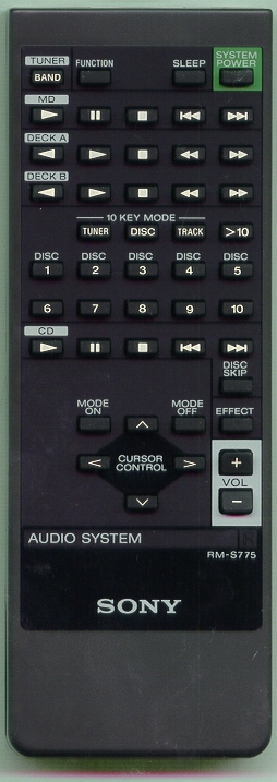 SONY 1-467-917-11 RMS775 Refurbished Genuine OEM Original Remote