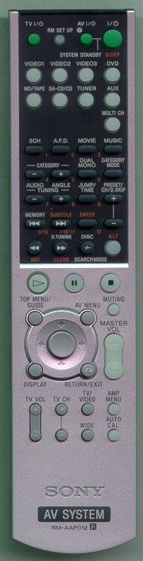 SONY 1-468-981-11 RM-AAP012 Genuine  OEM original Remote
