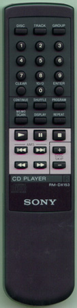 SONY 1-473-299-11 RMDX153 Genuine  OEM original Remote